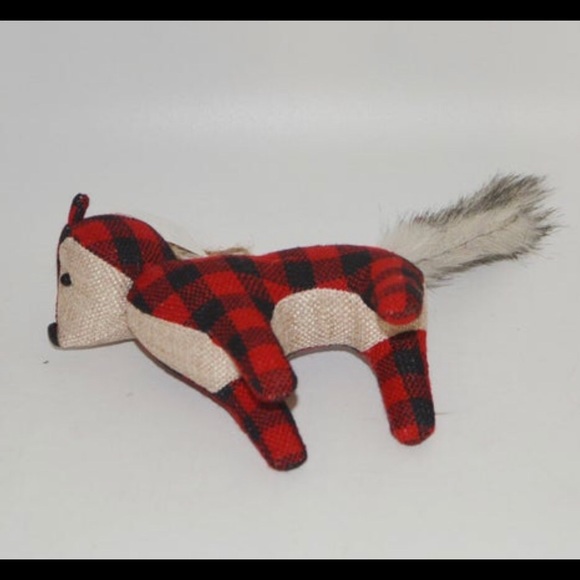 ✨HOST PICK✨ BUFFALO PLAID FOX CHRISTMAS ORNAMENT - Picture 4 of 4